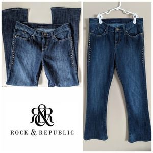 Rock & Republic Size 6 Kasandra Studded Jean